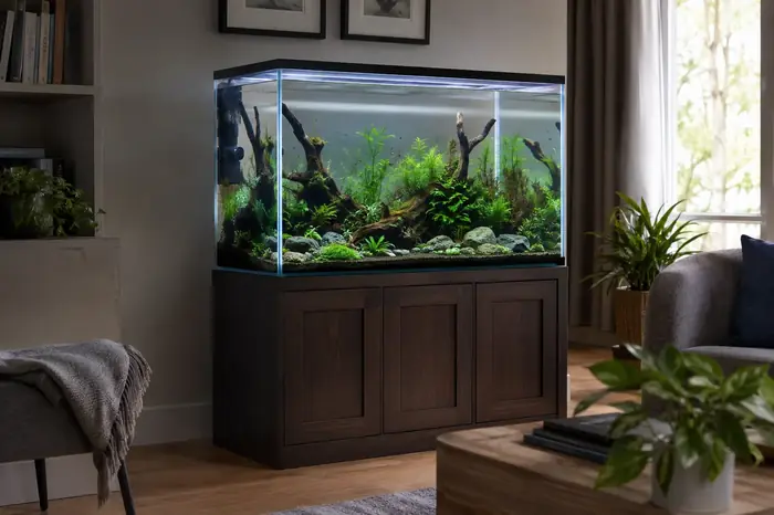 Custom Aquarium Stand Cabinetry example in a Milwaukee, WI home