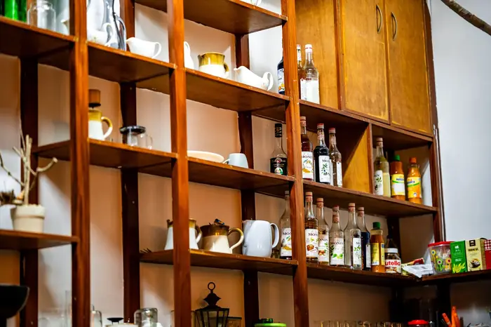 Custom Coffee Bar & Beverage Station Cabinetry example in a Milwaukee, WI home