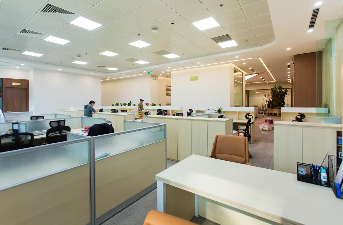 Custom Corporate Reception & Millwork Cabinetry construction detail, Milwaukee WI