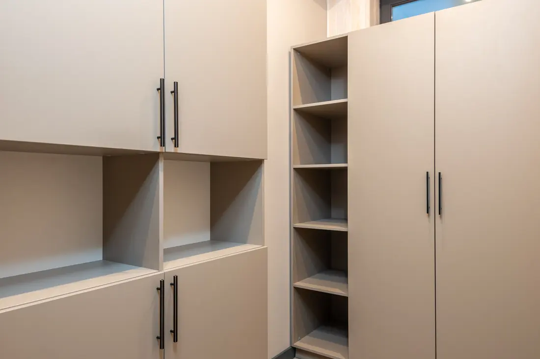 Custom Mudroom Built-Ins & Lockers construction detail, Milwaukee WI
