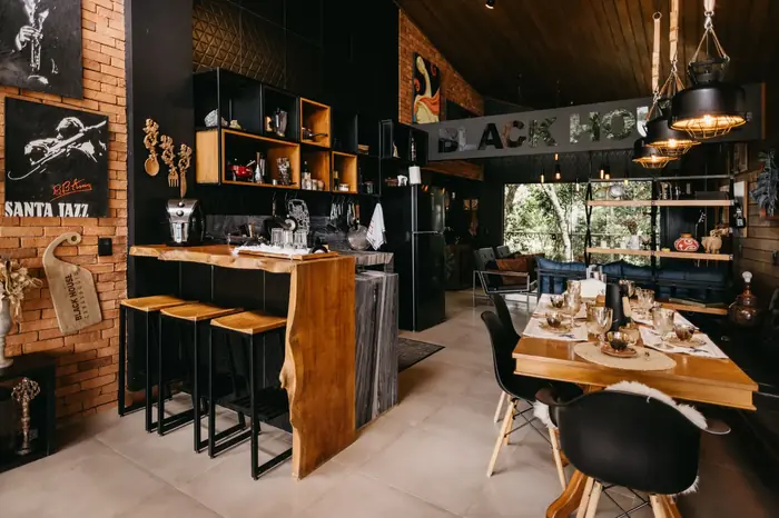 Custom Restaurant & Bar Cabinetry example in a Milwaukee, WI home