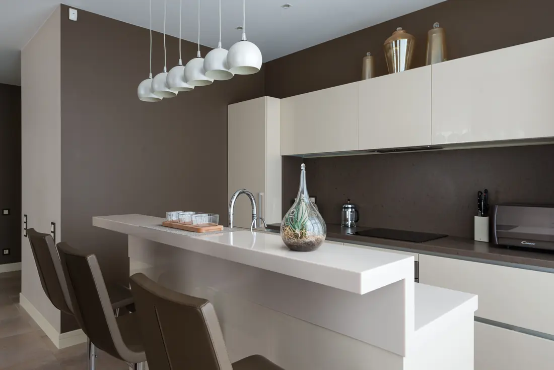 Custom Wet Bar Cabinetry construction detail, Milwaukee WI