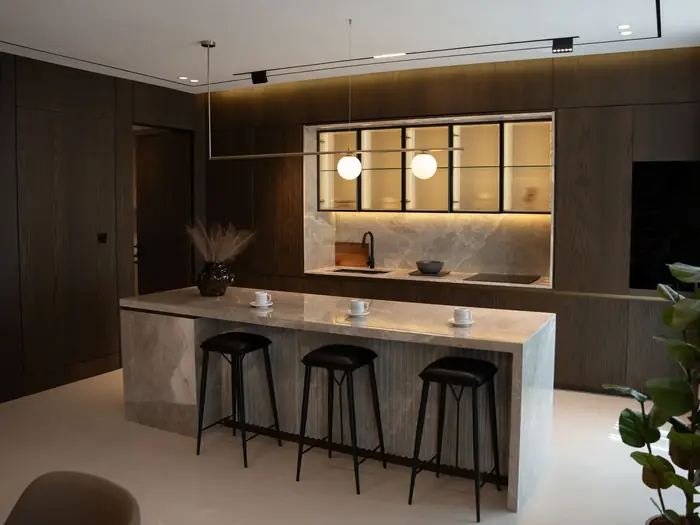 Custom Wet Bar Cabinetry example in a Milwaukee, WI home
